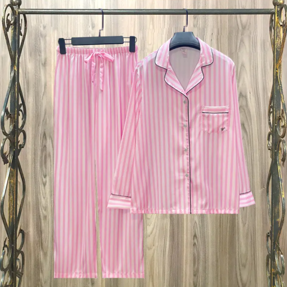 Pink Striped Suit